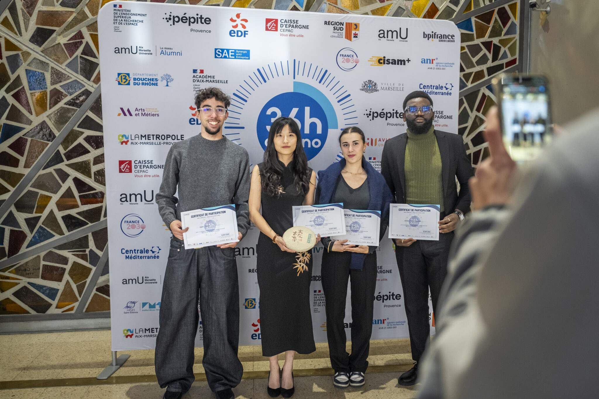 Challenge d'etudiants sur 36h en continue organise par Pepite
